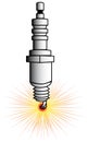 Spark plug Royalty Free Stock Photo