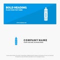 Drawing, Education, Pencil, Sketch SOlid Icon Website Banner and Business Logo Template
