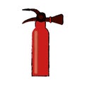 Drawing fire extinguisher equipment fire help