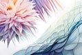 drawing flowing and pencil color generativeAI