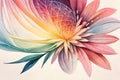 drawing flowing and pencil color generativeAI