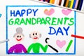 Drawing: Grandparents Day card