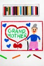 Drawing: Grandparents Day card