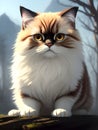 Himalayan cat