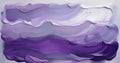 Drawing horizontal, different shades of purple brush strokes. Royalty Free Stock Photo