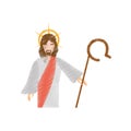 drawing jesus christ resurrects Royalty Free Stock Photo