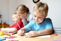 Drawing lesson Royalty Free Stock Photo