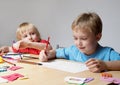 Drawing lesson Royalty Free Stock Photo