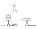 Drawing line wine