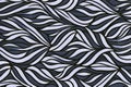 Draw lined black and white abstract background, Generative AI
