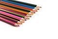 Drawing materials: pencils of different colors Royalty Free Stock Photo