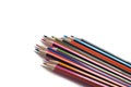 Drawing materials: pencils of different colors Royalty Free Stock Photo