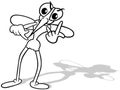 Drawing of a Mosquito Gesticulating with his Hands