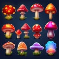 drawing mushroom magic ai generated