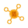 drawing novacoin web icon