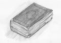 Drawing of a old book