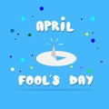Drawing Pin First April Fool Day Happy Holiday