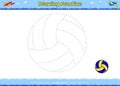 Drawing Practice Volly Ball landscape