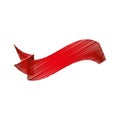 drawing red bookmarks ribbon image Royalty Free Stock Photo