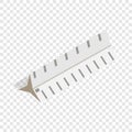 Drawing ruler isometric icon