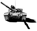 Drawing of Russian Battle Tank