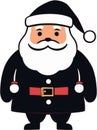 Drawing of Santa Claus at Christmas. Ai-generated.