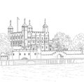 Drawing Tower of London