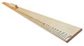 Drawing wooden meter ruler