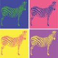 Drawing of a zebra