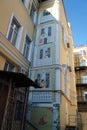 Drawings in Odessa courtyards, which depict famous historical characters.