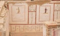 Drawings in Terrace Houses, Ephesus Ancient City Royalty Free Stock Photo