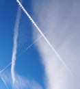 `A` drawn by Airplanes in the Sky