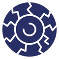 Dreadful Isolated Vector icon which can easily modify or edit
