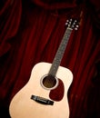Dreadnought Guitar Royalty Free Stock Photo