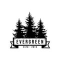 EVERGREEN TIMBERLAND LOGO DESIGN VECTOR