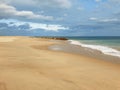 A dream beach with mild warm waves and a soft comfy sand