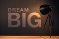 Dream big, business concept