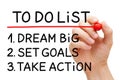 Dream Big Set Goals Take Action