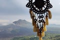 Dream Catcher and Mount Batur as background Royalty Free Stock Photo