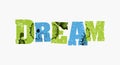 Dream Concept Colorful Stamped Word Illustration Royalty Free Stock Photo