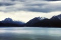 Dream Enhanced Kachemak Bay and Kenai Mountain Range Royalty Free Stock Photo