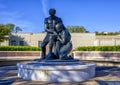 `The Dream of Freedom` by David Newton inside the Freedman`s Cemetery Memorial in Dallas, Texas