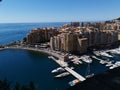 A dream holiday on the azure coast of Monaco monte carlo Royalty Free Stock Photo