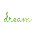 Dream inspirational quote- a cherished aspiration, ambition or ideal