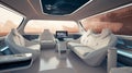 Dream interior of future self driving car