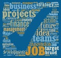 Dream Job Word Cloud Royalty Free Stock Photo