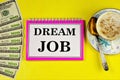 A dream job that brings pleasure and a decent reward for work, the result of successful business activities.