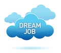 Dream Job cloud illustration