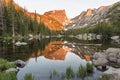 Dream Lake Alpenglow Royalty Free Stock Photo