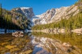 Dream Lake, Rocky Mountains, Colorado, USA Royalty Free Stock Photo